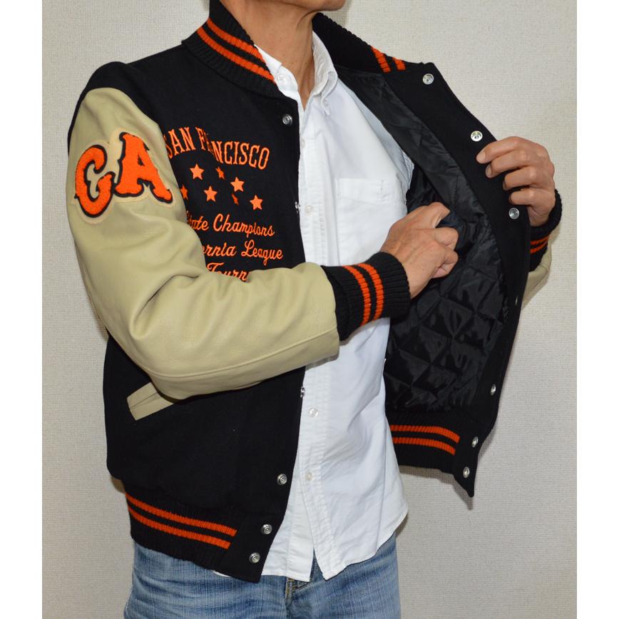 24SANFRANCISCO  サンフランシスコ　DeLONG AWARD JACKET アワードジャケット スタジャン ドットコムの画像