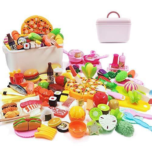 Jecimco 76点 おままごと キッチン セット子供 知育玩具 Diy 寿司 海鮮 野菜 果物 ハンバーグ コンロ ままごと用調理器具 付け 親子 S Takebaster 通販 Yahoo ショッピング