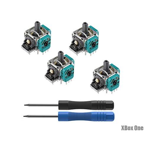 Xbox Oneコントローラー用4PC交換用アナログジョイスティック ? ElecGear修理部品3DサムスティックワイヤレスコントローラーロッカーX  :s-0682141318024-20200902:Takebaster - 通販 - Yahoo!ショッピング