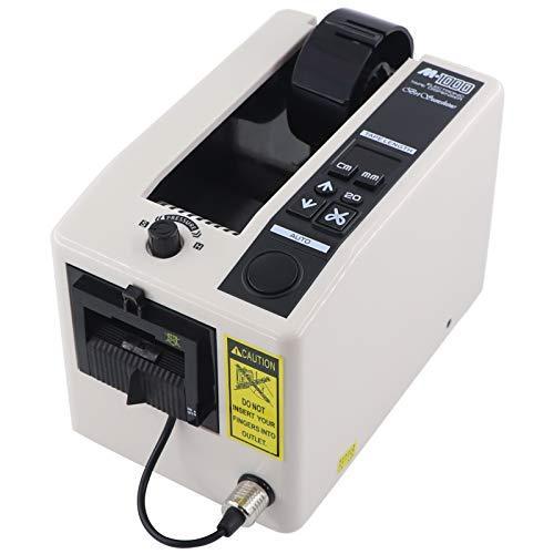 電動テープカッター 自動テープカッター 作業効率UP M1000 自動テープディスペンサー 業務用大巻/小巻両用 テープ長さ設定可能 コンパクト 業務