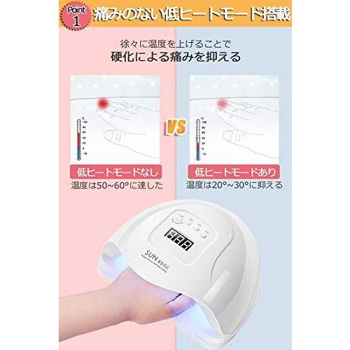 Tengee Uvライト レジン用 硬化ライト ネイルライト 80w 痛みのない低ヒート機能 4段階タイマー機能 自動感知センサー Uv Led二重光 S 18 Takebaster 通販 Yahoo ショッピング