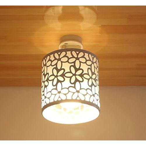 Fsliving シーリングライト 可愛い お花 引掛式 4畳 電球色 和室 蛍光灯 北欧 和風 引掛式 小型 工事不要 照明器具 天井照明 簡単取付 素晴らしい外見