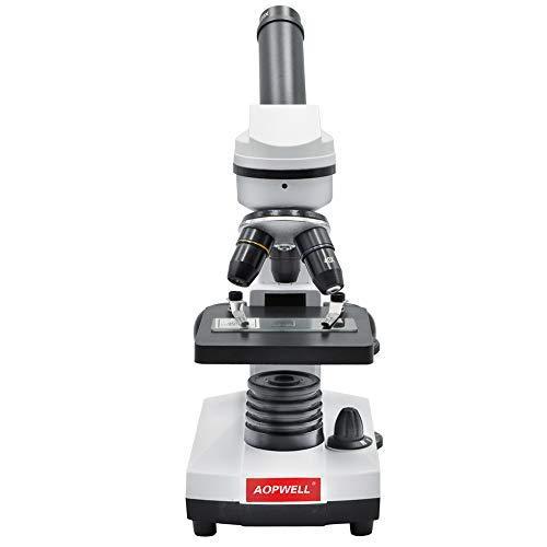 AOPWELL 顕微鏡 80X-1600X 顕微鏡は子供 小学生 中学生 高校生のためのものです｜stakeba3｜02
