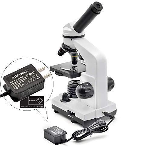 AOPWELL 顕微鏡 80X-1600X 顕微鏡は子供 小学生 中学生 高校生のためのものです｜stakeba3｜04