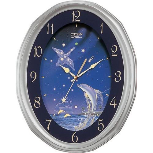 シチズン 電波掛け時計「ネムリーナファンタジー」4MY659-0 CITIZEN