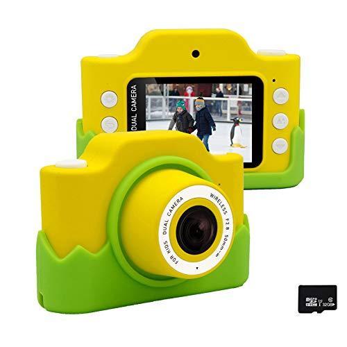 高級な Gurmoir防振撮影 撮影ビデオ複合機WIFIカメラ 特別セール品 2.0インチスクリーンデジタルカメラ シリコン保護カバー付き 32 3?12歳の子供向けギフト