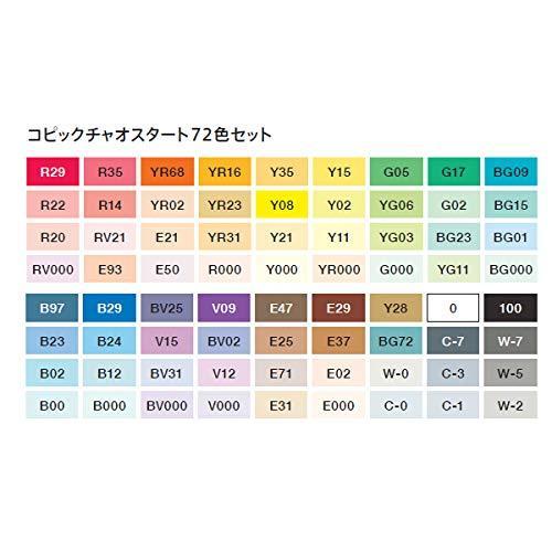 コピック コピックチャオ スタート 72色セット S 4511338062913 20201209 Takebaster 通販 Yahoo ショッピング