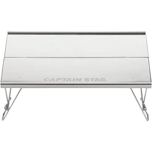 キャプテンスタッグ(CAPTAIN STAG) アウトドアテーブル 焚き火テーブル ステンレス ソロテーブル 幅295×奥行215×高さ95mm コン｜stakeba3｜11