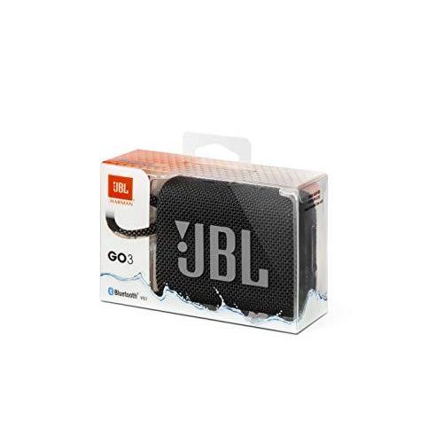 JBL GO 3 Bluetoothスピーカー USB C充電/IP67防塵防水/パッシブ 