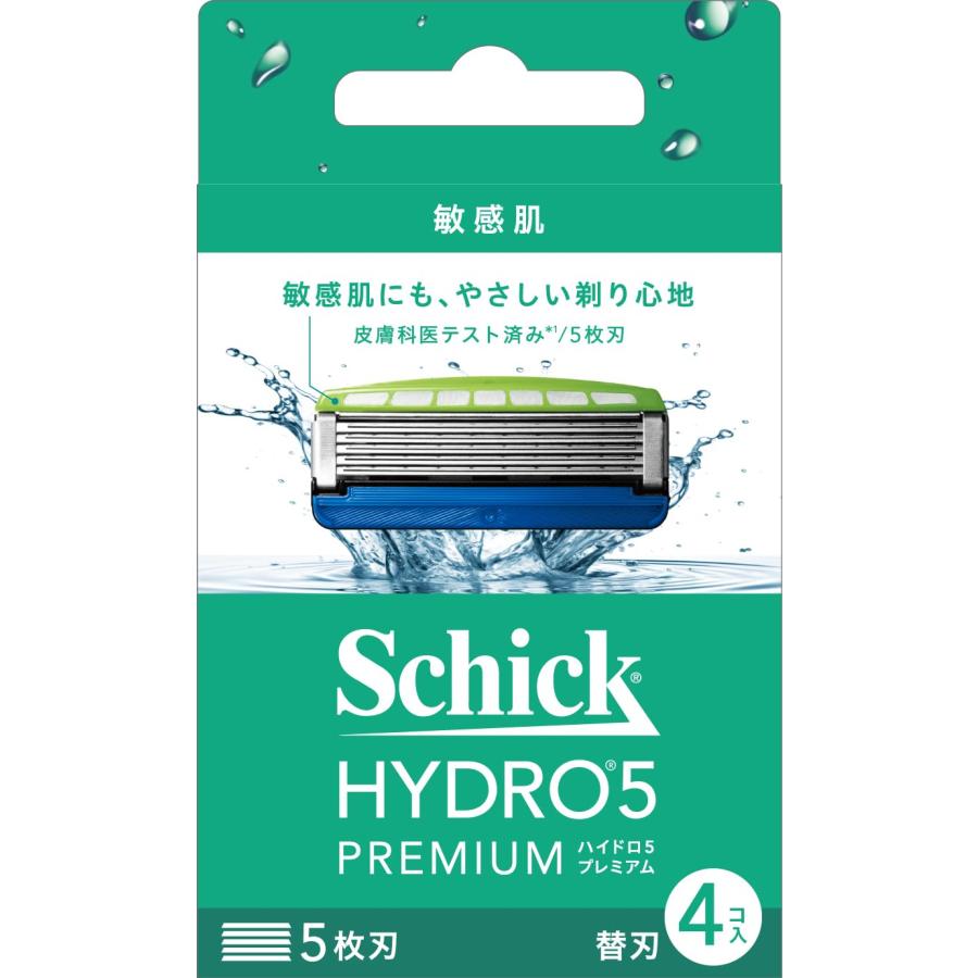Schick(シック) ハイドロ ハイドロ5 プレミアム 敏感肌 替刃 (4コ入