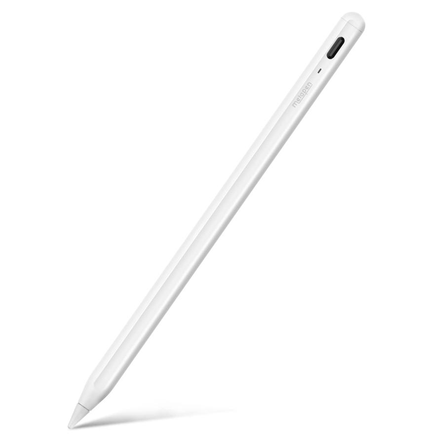 Metapen iPad ペンシル 2018年以降iPad アップルペンシル 傾き感知 磁気吸着機能 iPad ペン 極細 超高感度 誤作動防止 軽量 | 