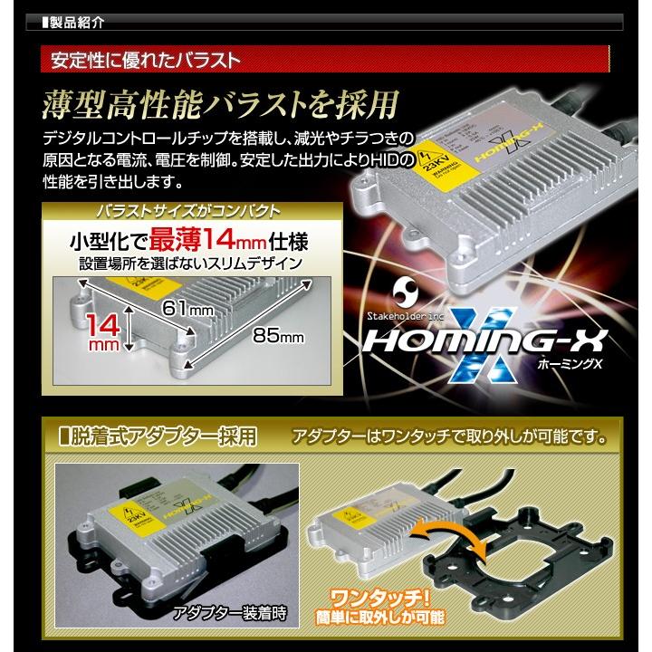 HID キット シングル H1 H3 H7 H8 H11 HB4 アップグレードモデル 35W 6000K HIDコンバージョンキット 1年保証｜stakeholder｜03