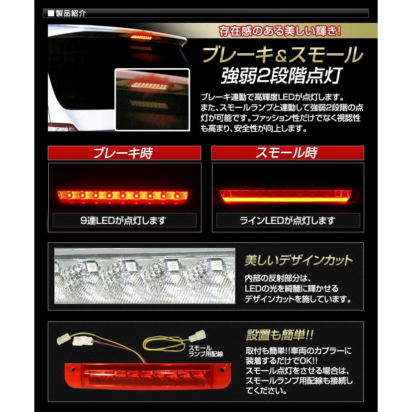 ステークホルダー LED ハイマウントストップランプ(70系ノア ステークホルダー LED ハイマウントストップランプ(70系ノア