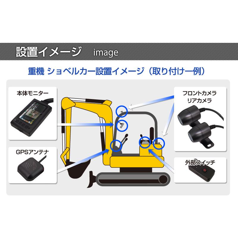 デルタ 株式会社デルタ 技適取得 スマホ連動 建設重機用 2カメラ