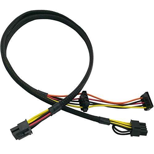 COMeap 主板 10 Pin to PCI-E 8 6+2 SATA IDE ＼半額SALE Molex 福袋 送電線 Adapter Cable Power