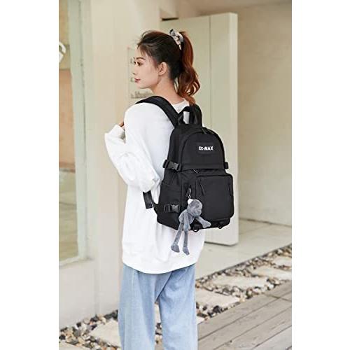 リュック レディース 大容量 Pcリュック 通学 通勤 大人 おしゃれ 防水 軽量 ぬいぐるみ付き Cc2101 ブラック ｍ S 2330 Stam 通販 Yahoo ショッピング