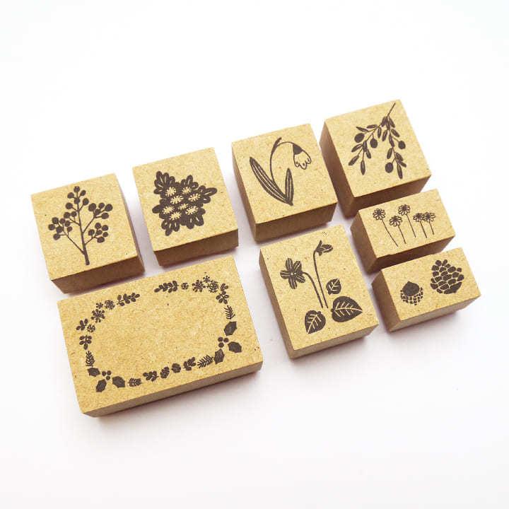 新年の贈り物 南天 イラストスタンプ ナカノエミさん監修 スタンプ 手作り ハンドメイド 文具 文房具 かわいい はんこ デザインスタンプ Www Ellepiserramenti It