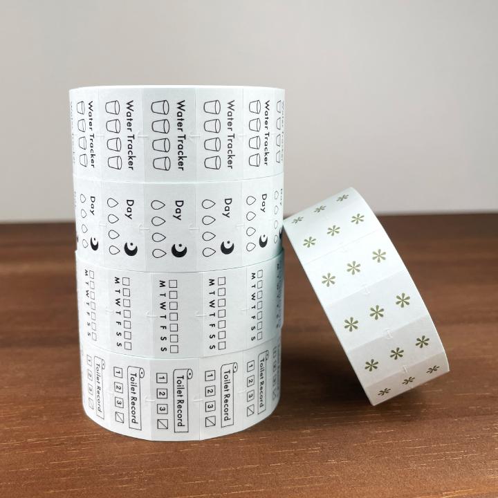 手帳のラベラーシール チェックボックス 黒 ラベルシール ラベラー