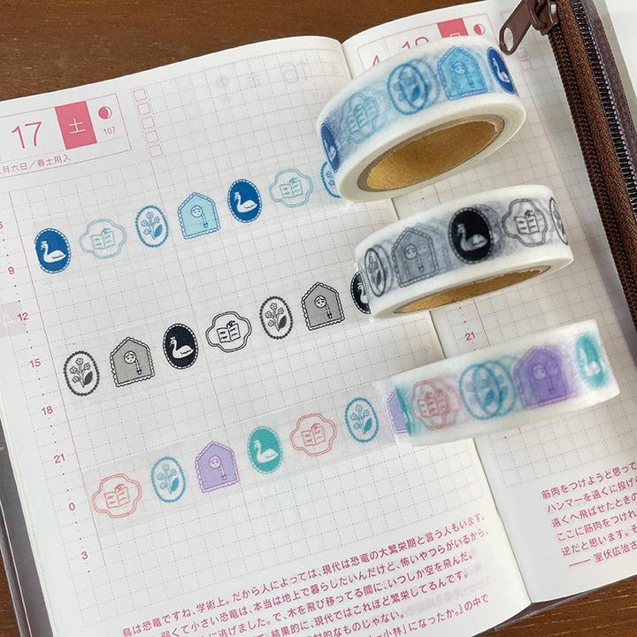 マスキングテープ ブローチコレクション ドリーム マステ スタンプ