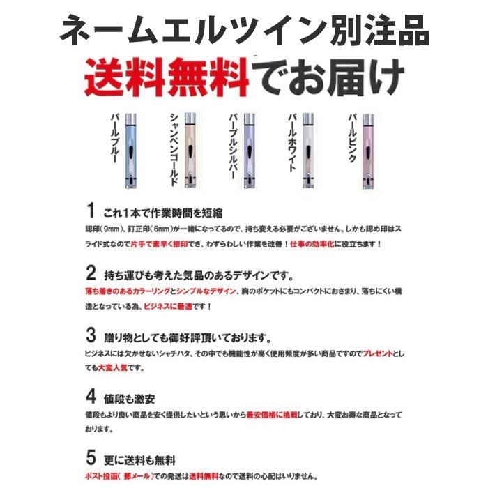 シヤチハタ（Shachihata） シャチハタ ネームエルツイン 印鑑 別注品