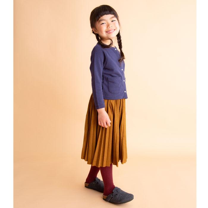 51831 stample スタンプル スタンダード メランジ リブ タイツ キッズ 女の子 ガールズ 綿混 綿 防寒 あったか 暖かい | stample | 10