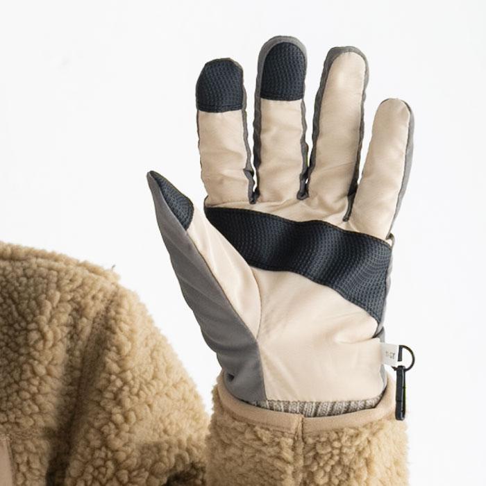 CAMP STAMPLE キャンプスタンプル 62877 レトロアウトドアグローブ キッズ 子供 手袋 暖かい 五本指 撥水性 防寒性 男の子 女の子 雪遊び スキー スノボ | stample | 16