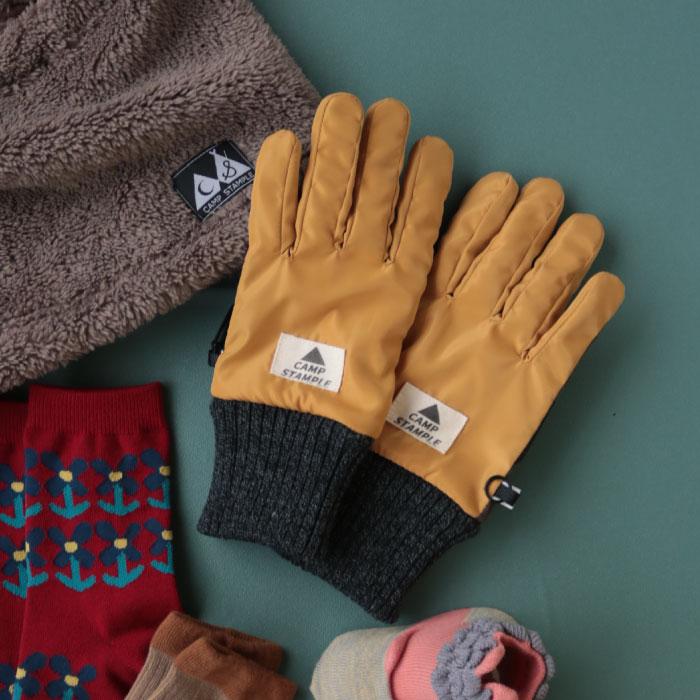 CAMP STAMPLE キャンプスタンプル 62877 レトロアウトドアグローブ キッズ 子供 手袋 暖かい 五本指 撥水性 防寒性 男の子 女の子 雪遊び スキー スノボ | stample | 18