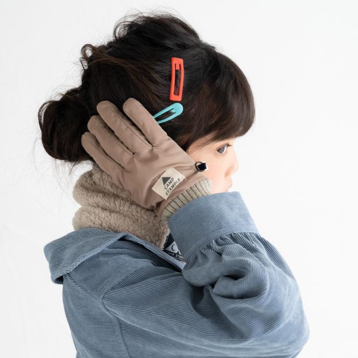 CAMP STAMPLE キャンプスタンプル 62877 レトロアウトドアグローブ キッズ 子供 手袋 暖かい 五本指 撥水性 防寒性 男の子 女の子 雪遊び スキー スノボ | stample | 14