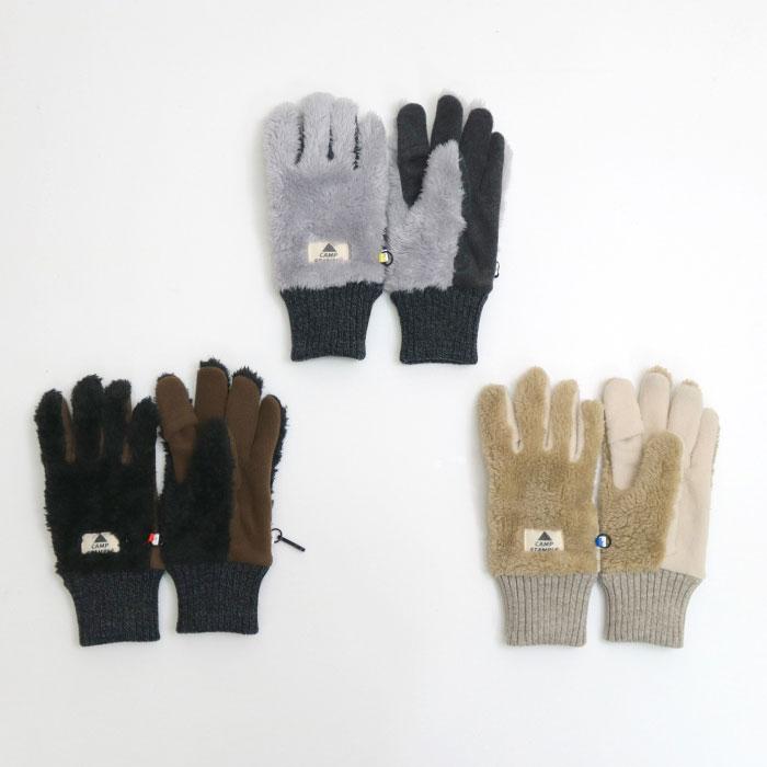 CAMP STAMPLE キャンプスタンプル 62879 スマホ指開き ボア グローブ あったか ジュニア 通学 子供 手袋 5本指 指穴 スマホ タブレット 暖かい 秋 冬 防寒 | stample | 10