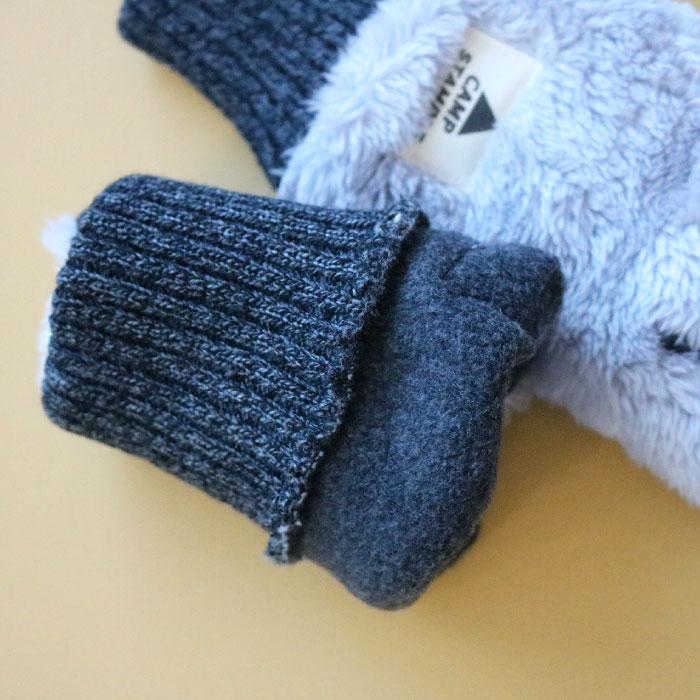 CAMP STAMPLE キャンプスタンプル 62879 スマホ指開き ボア グローブ あったか ジュニア 通学 子供 手袋 5本指 指穴 スマホ タブレット 暖かい 秋 冬 防寒 | stample | 14