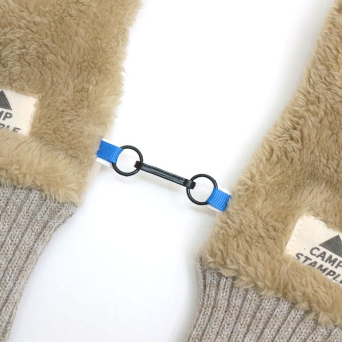 CAMP STAMPLE キャンプスタンプル 62879 スマホ指開き ボア グローブ あったか ジュニア 通学 子供 手袋 5本指 指穴 スマホ タブレット 暖かい 秋 冬 防寒 | stample | 17