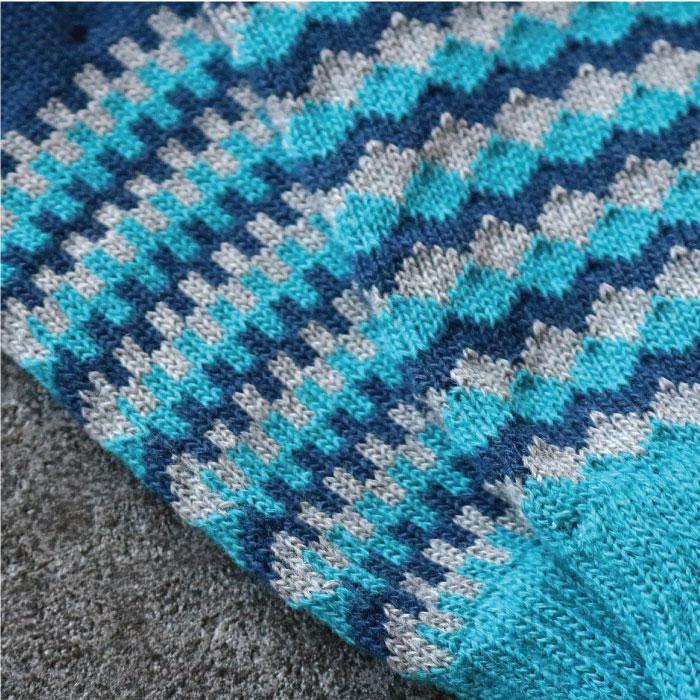 62882 stample  スタンプル ジャガードニットグローブ  キッズ 子供 手袋 暖かい 冬 ジャガード編み 2WAY 防寒性 5本指 てぶくろ 日本製 ウール混 | stample | 15