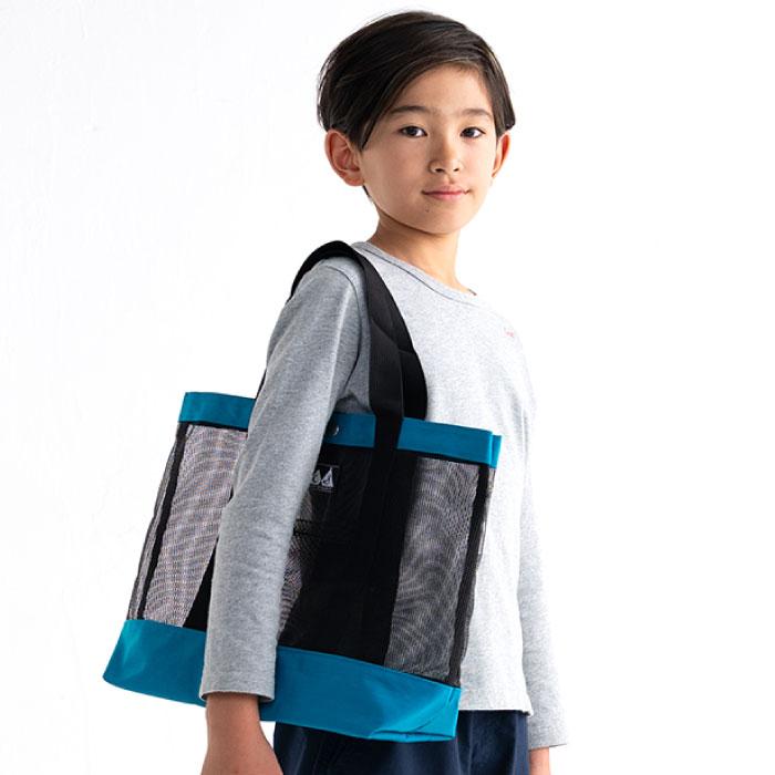 【WEB限定】camp stample キャンプスタンプル メッシュトートバッグ トート エコバック キッズ プールバッグ おけいこバッグ 男の子 女の子 子供 62996 | stample | 09