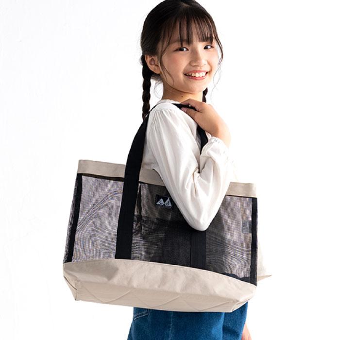 【WEB限定】camp stample キャンプスタンプル メッシュトートバッグ トート エコバック キッズ プールバッグ おけいこバッグ 男の子 女の子 子供 62996 | stample | 10