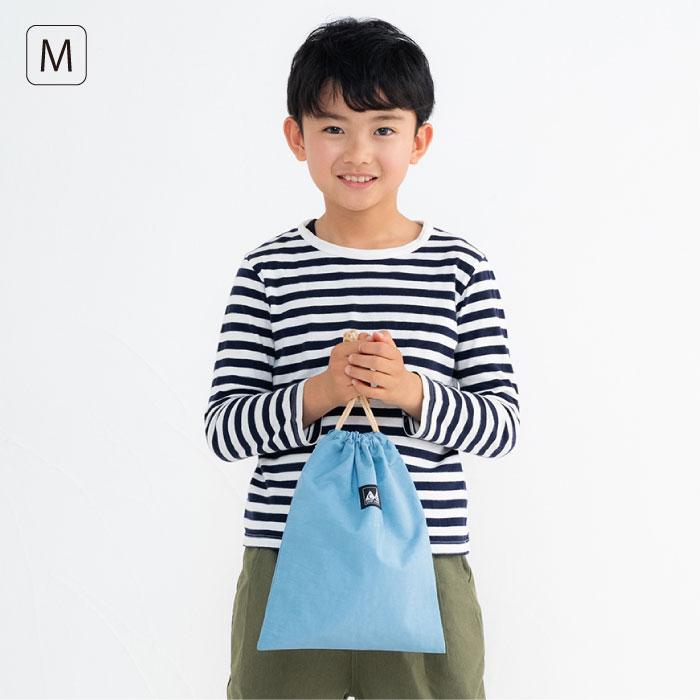 【Lsize】CAMP STAMPLE（キャンプ スタンプル）63007 ウォッシュドナイロン巾着 L キッズ 小学校 撥水 給食 小学校 幼稚園 保育園 きんちゃく | stample | 21