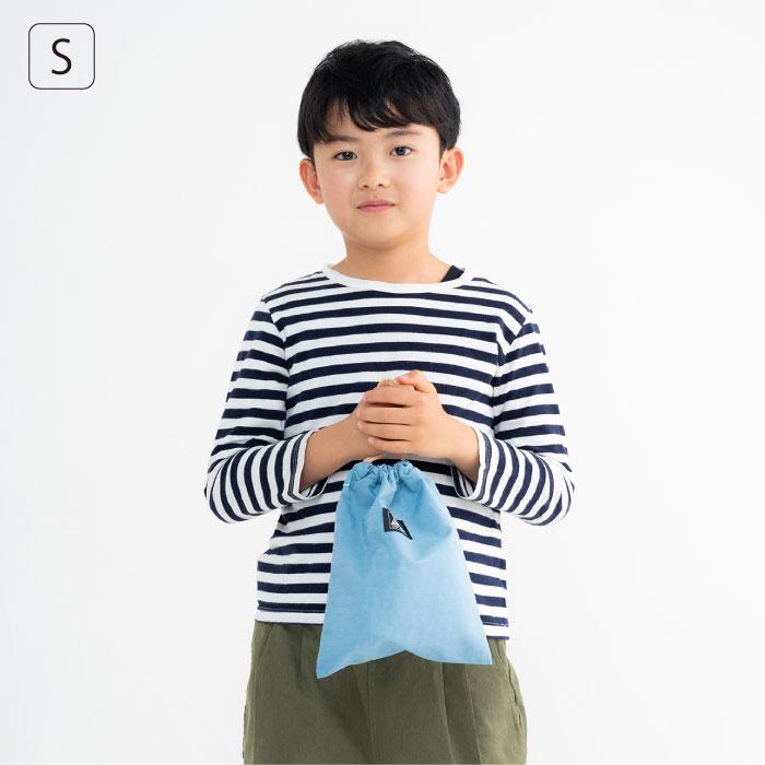 【Ssize】CAMP STAMPLE（キャンプ スタンプル）63007 ウォッシュドナイロン巾着 S キッズ 小学校 撥水 給食 小学校 幼稚園 保育園 きんちゃく | stample | 18