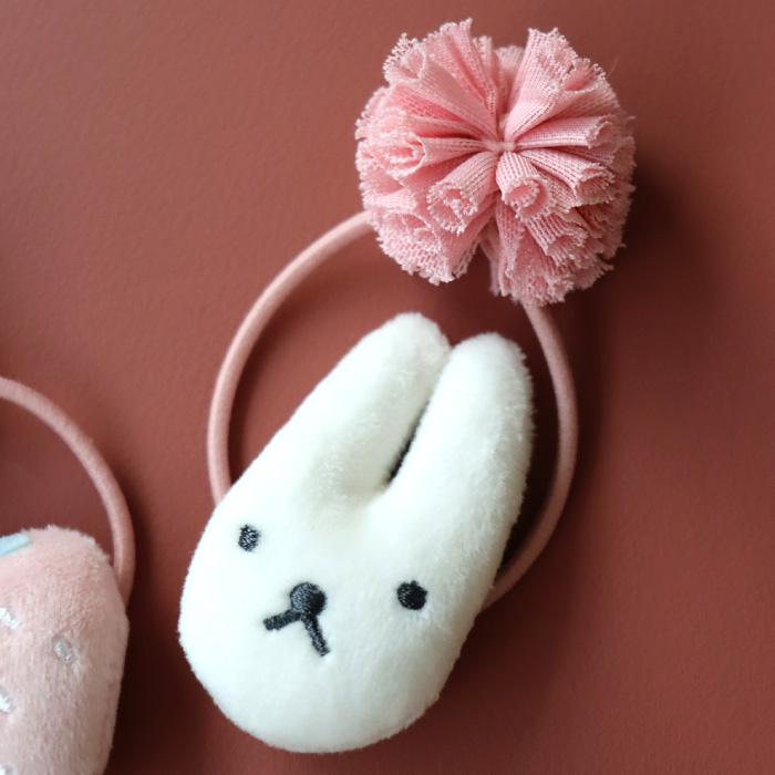 stample スタンプル 63338  ぷっくりモチーフ ヘアゴム　ヘアアクセサリー キッズ ベビー キッズ 女の子 プレゼント アクセ 髪飾り フォーマル 立体 ピンク | stample | 12