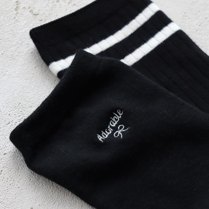 stample スタンプル リボン・刺繍・ライン ニーハイ ソックス 卒業式 入学式 フォーマル 発表会 女の子 通学 可愛い 70005 | stample | 19