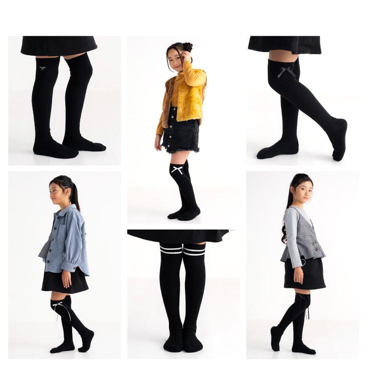 stample スタンプル リボン・刺繍・ライン ニーハイ ソックス 卒業式 入学式 フォーマル 発表会 女の子 通学 可愛い 70005 | stample | 09
