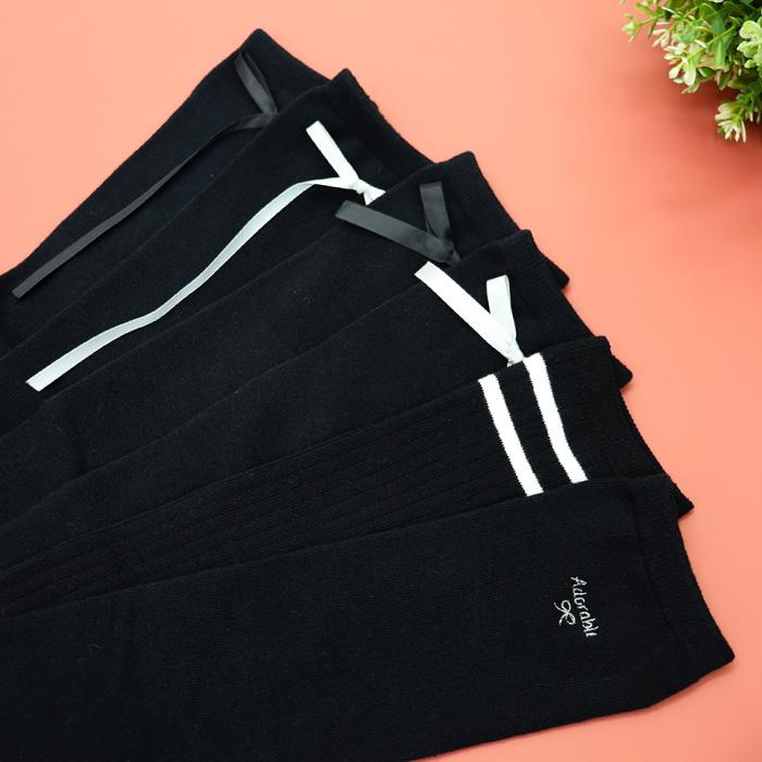 stample スタンプル リボン・刺繍・ライン ニーハイ ソックス 卒業式 入学式 フォーマル 発表会 女の子 通学 可愛い 70005 | stample | 10