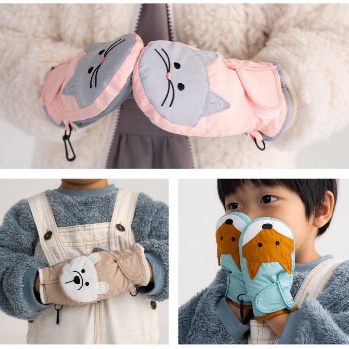 stample スタンプル 70007 防水アニマル ベビー ミトン 防水 撥水 赤ちゃん手袋 ミトン手袋 スノーミトン 子供 キッズ 雪遊び　おしゃれ  女の子  男の子　防寒 | stample | 08