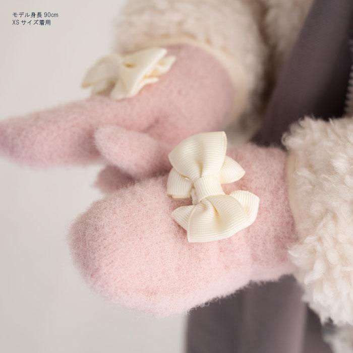 stample スタンプル 70008 リボンニット ベビー ミトン 赤ちゃん手袋 ミトン手袋 子供 キッズ おしゃれ  女の子 防寒 秋 冬 | stample | 09