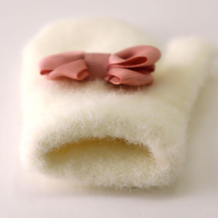 stample スタンプル 70008 リボンニット ベビー ミトン 赤ちゃん手袋 ミトン手袋 子供 キッズ おしゃれ  女の子 防寒 秋 冬 | stample | 14