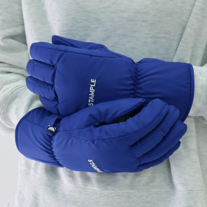 70010 stample  スタンプル 防水キッズグローブ 子供 手袋 暖かい 五本指 防水 撥水性 防寒性 男の子 女の子 雪遊び スキー スノボ | stample | 16
