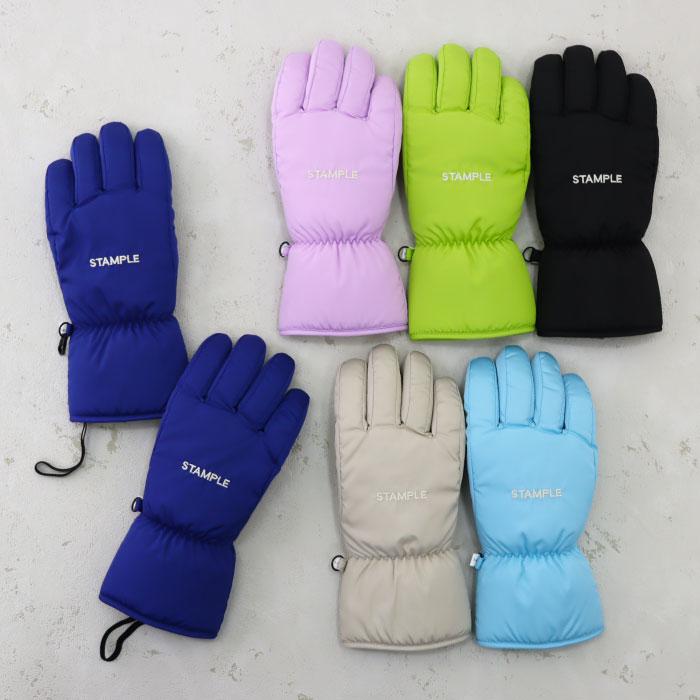 70010 stample  スタンプル 防水キッズグローブ 子供 手袋 暖かい 五本指 防水 撥水性 防寒性 男の子 女の子 雪遊び スキー スノボ | stample | 21