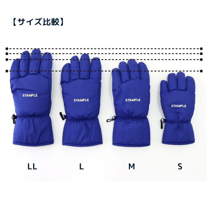70010 stample  スタンプル 防水キッズグローブ 子供 手袋 暖かい 五本指 防水 撥水性 防寒性 男の子 女の子 雪遊び スキー スノボ | stample | 22