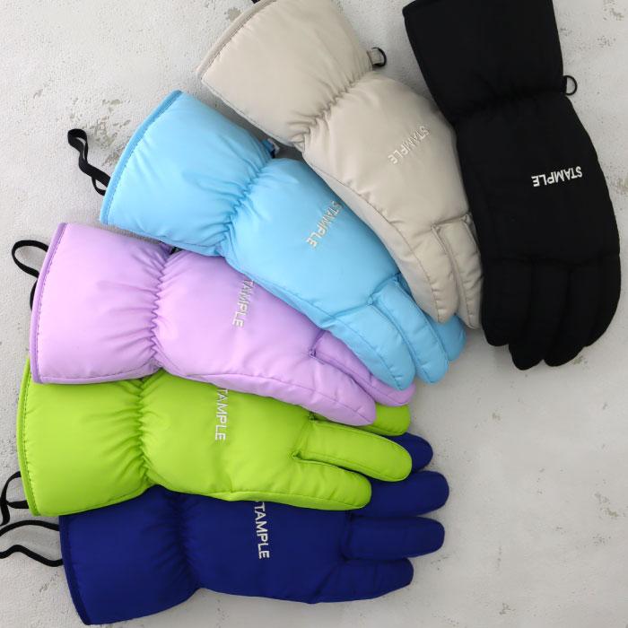 70010 stample  スタンプル 防水キッズグローブ 子供 手袋 暖かい 五本指 防水 撥水性 防寒性 男の子 女の子 雪遊び スキー スノボ | stample | 15