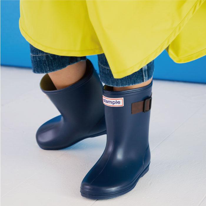 stample スタンプル スタンダードレインブーツ キッズ レインシューズ 長靴 雨靴 雪遊び 男の子 女の子 靴 おしゃれ かっこいい ジュニア 日本製 子供 71970 | stample | 11