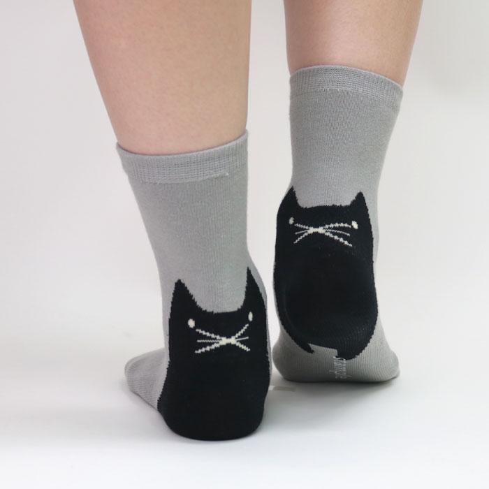 stample  キッズ ショートソックス 3足組  ネコ 滑り止め 靴下 72849 | stample | 11