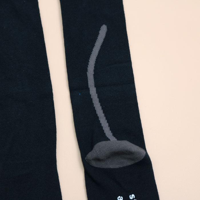 72274 stample スタンプル おすましネコ ニーハイソックス 2足組 靴下 クロ かわいい リボン キッズ 靴下 | stample | 11